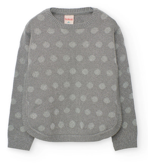 Shimmer Dot Sweater & Knit Pant Set