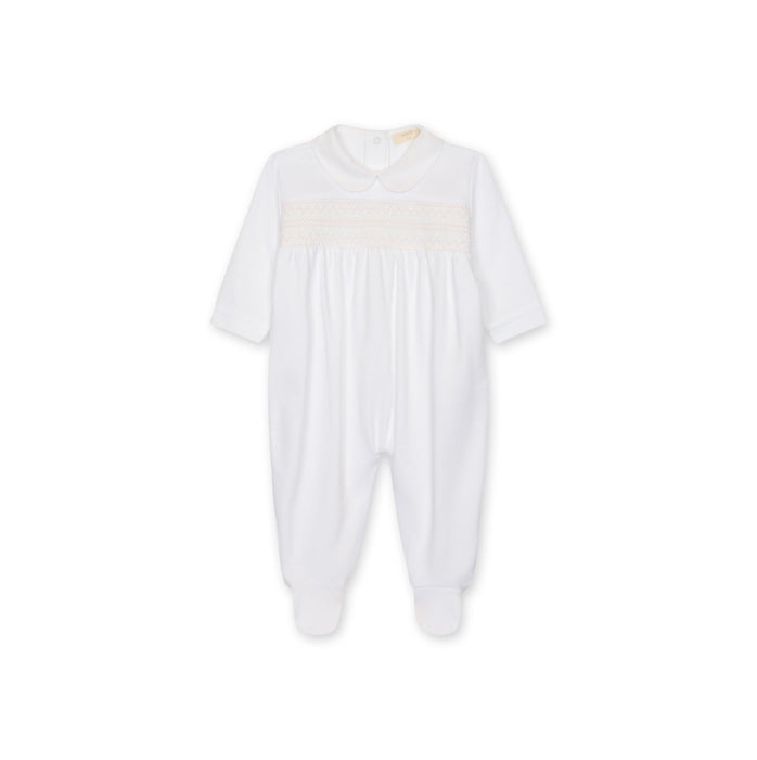 Smocked Collar Footie
