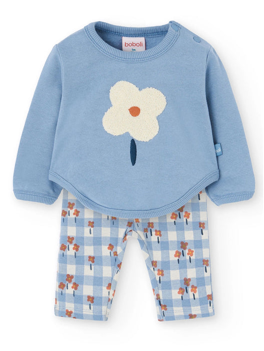 Blue Daisy 2-Piece Set