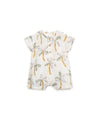 Tropical Palm Gauze Romper image 0
