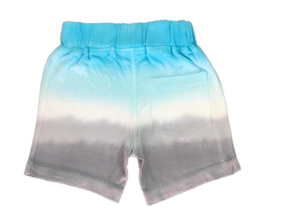 Drip Smile Check Tee w/ Turq Gradient Short image 2