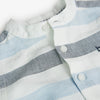 Striped Button Up & Shorts image 2