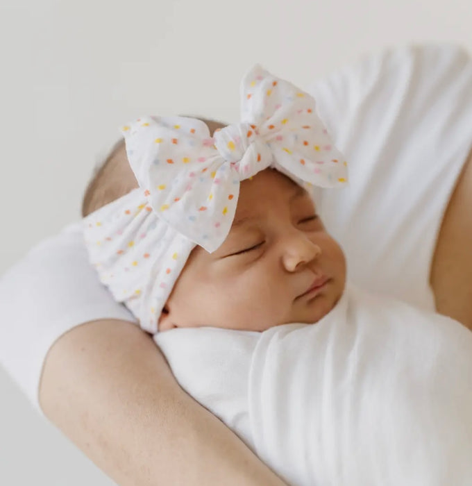 Patterned Shabby Knot Baby Headband image 10