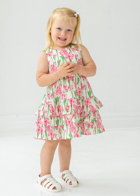 Blossom Breeze Tiered Dress image 0