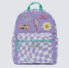 Positive Energy Patched Checkered Backpack image 0