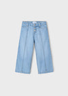 Denim Wide Leg Pants image 0