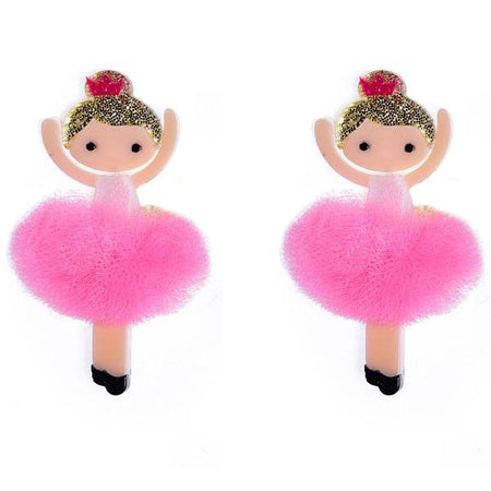 Twirling Twin Ballerinas Hairclip Set image 0
