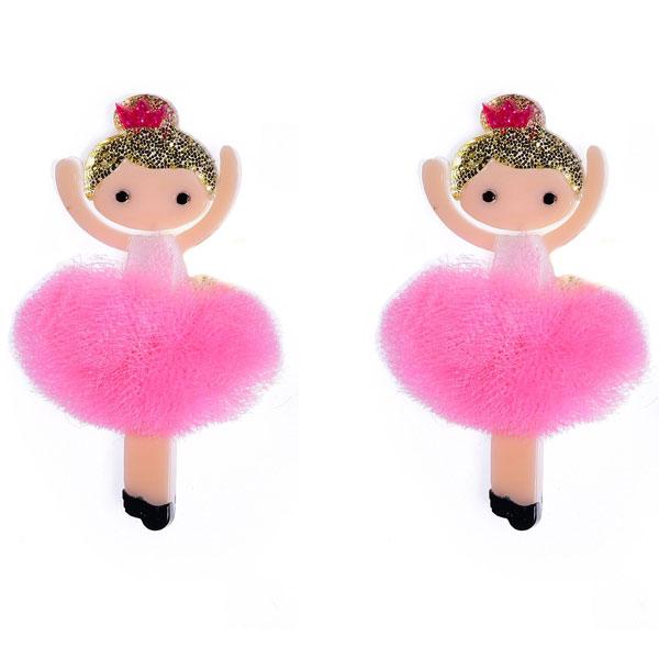 Twirling Twin Ballerinas Hairclip Set image 0