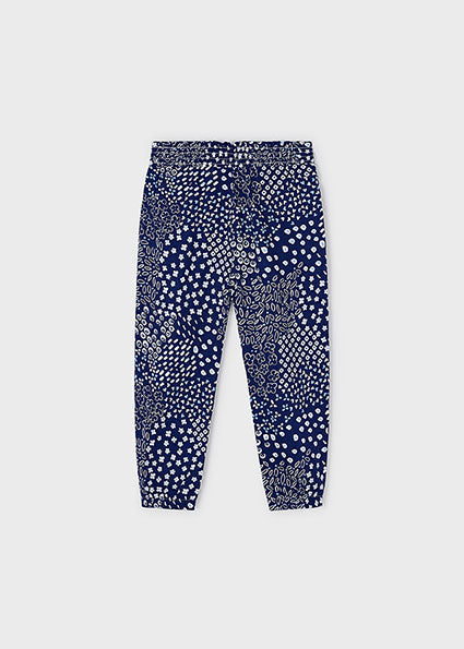 Navy Speckled Smock Top & Matching Pants image 5