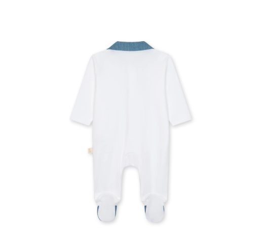 Denim Trim Footie Collection