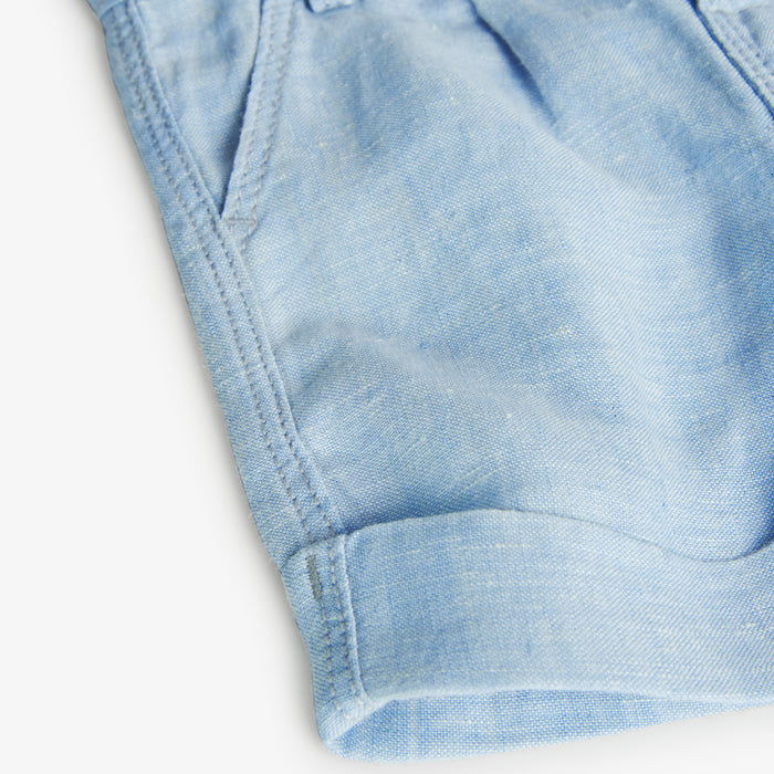Striped Button Up & Shorts image 4