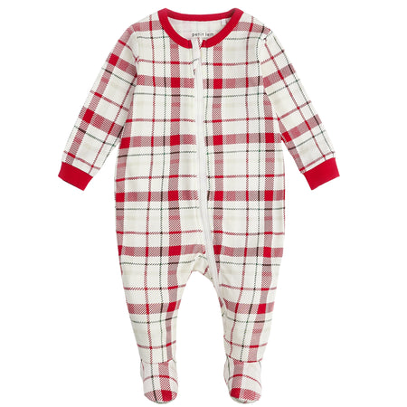 Holiday Plaid Footie image 0