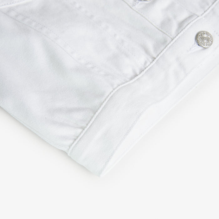 Chic White Denim Jacket image 2