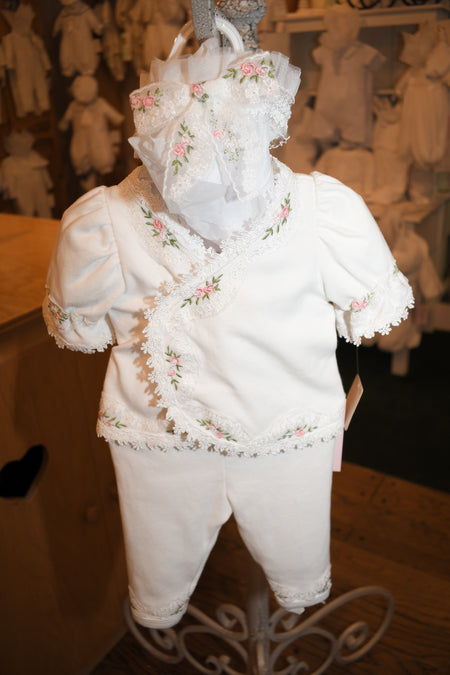 Kimono 2pc with Rosettes w/ headband image 0
