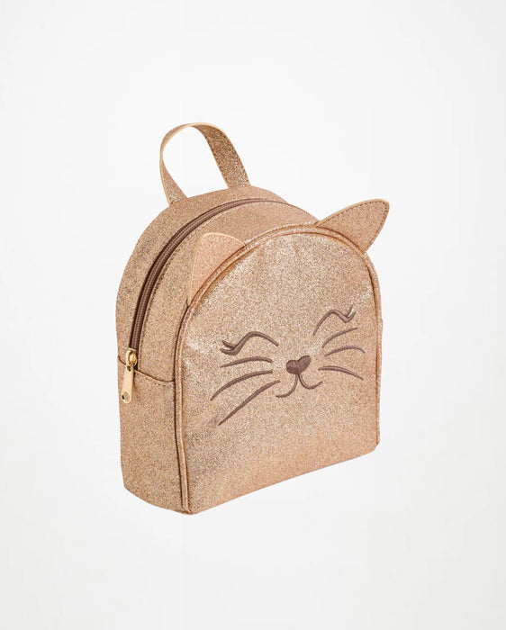 Molo Kitty Sparkle Backpack, Gold