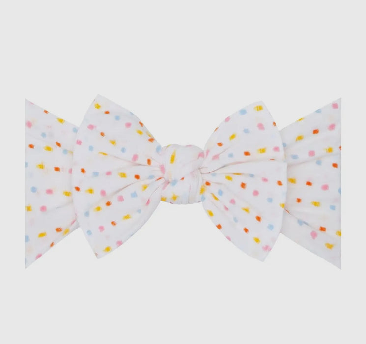 Patterned Shabby Knot Baby Headband image 9