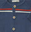 Navy Bubble w/ Collar Onesie & Cardigan image 6