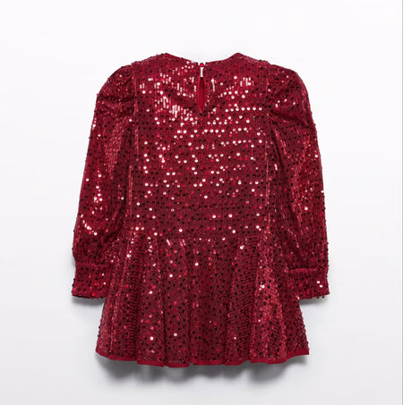 Red Sequin Dress image 1
