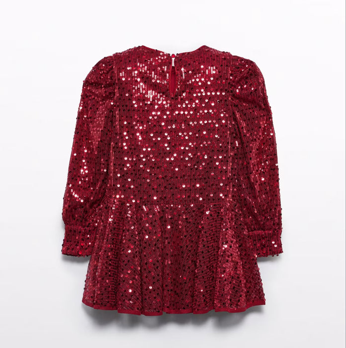 Red Sequin Dress image 1