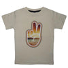 Sunset Peace Graphic Tee & Vintage Wash Shorts Set image 0