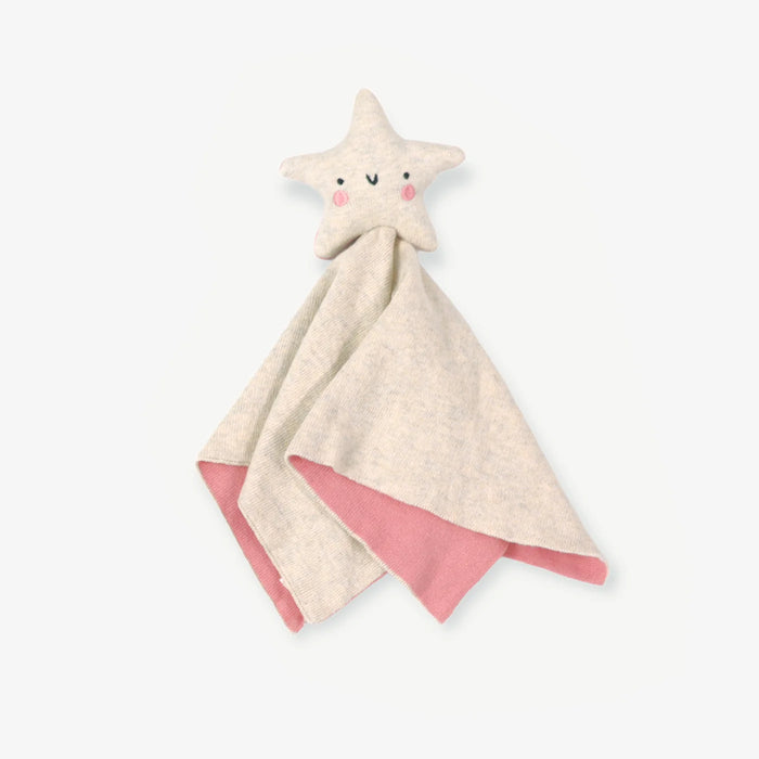 Pink Star Knit Blanket & Lovey Set image 4