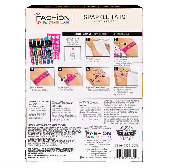 Sparkle Tats Body Art Set image 6