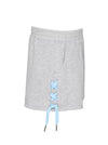 Lace-Up Smiley Sweatshirt & Shorts Set image 4