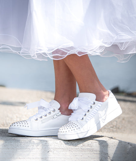 Anna Low Top Studded Sneakers image 0