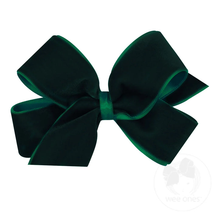 Velvet over Satin Bow  image 2