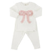 Pink Ruffle Bow 2pc image 1
