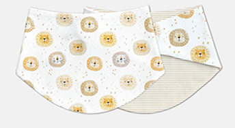 Happy Lions Footie w/ Hat & Bib