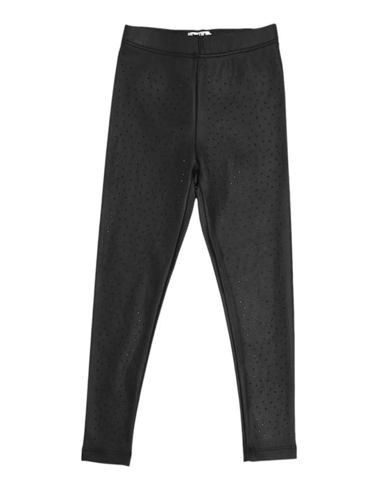 Black Studded Leggings