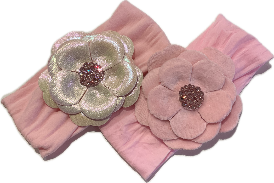 Jewel Flower Bow Headband image 0