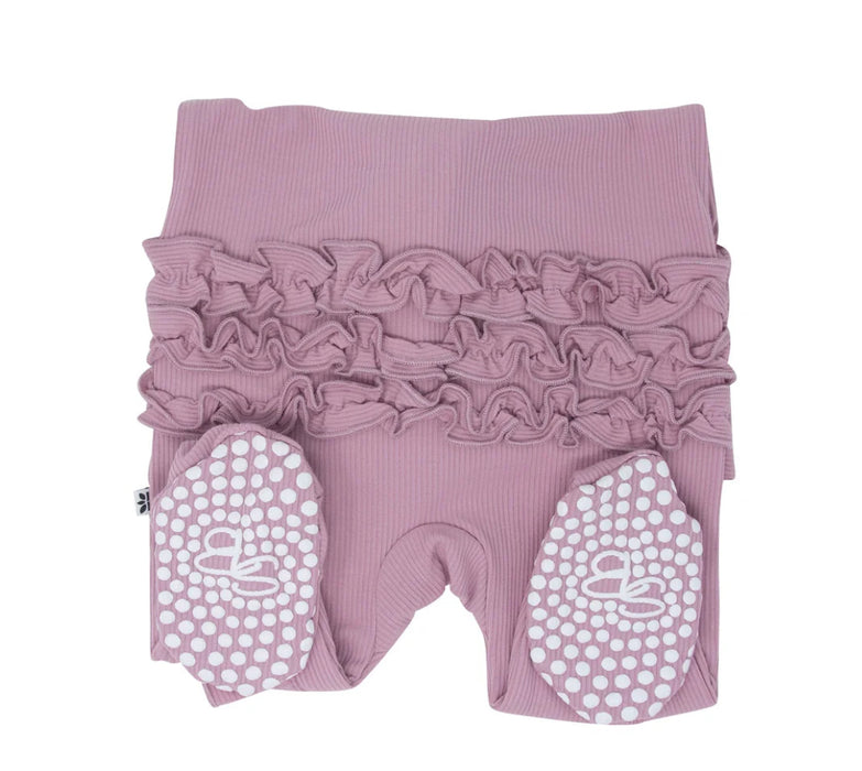 Petunia Pink Ruffle Footie image 1
