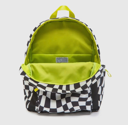 MINI No Bad Vibes Patched Checkered Backpack image 1