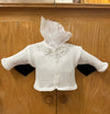 White Flowers Sweater w/ Hat image 0