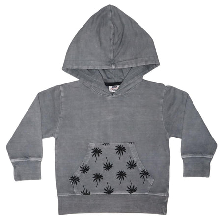 Grey Printed Palm 2pc Set image 0