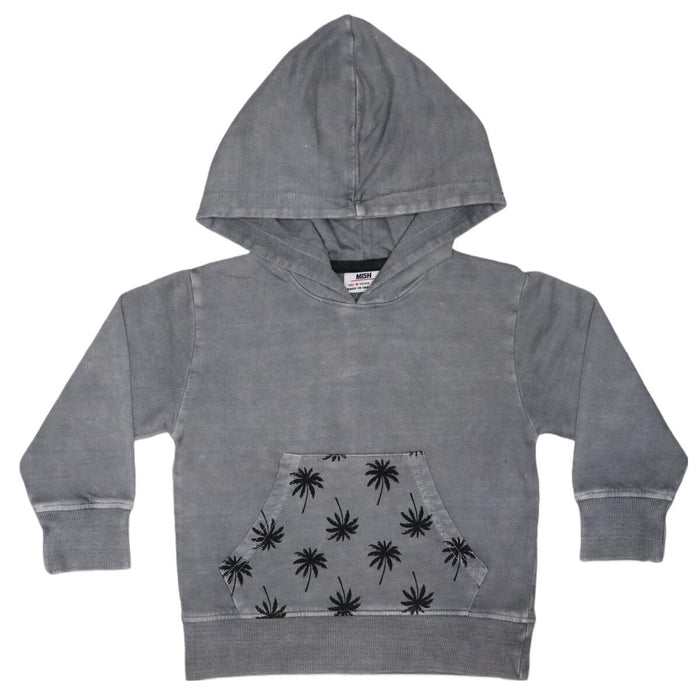 Grey Printed Palm 2pc Set image 0