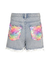 Sparkle & Shine Sequin Denim Shorts image 2