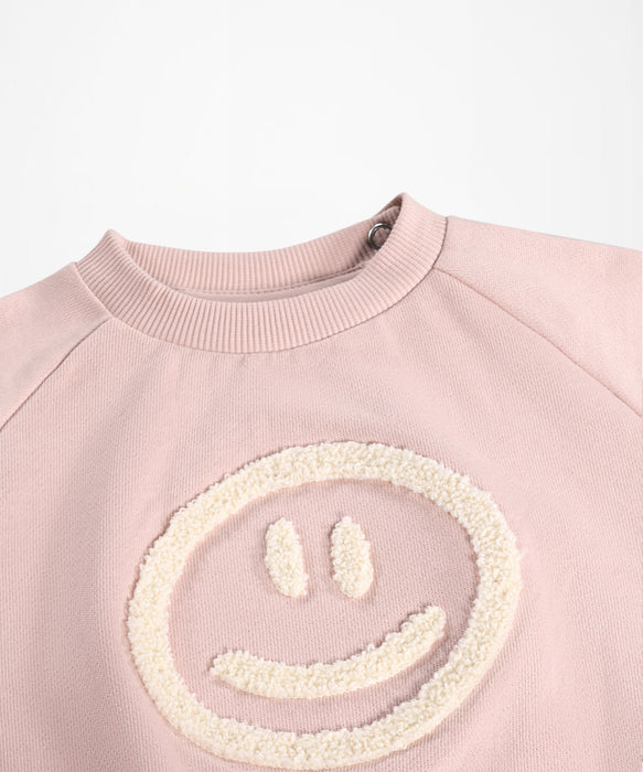Molo Pink Smile Sweatsuit