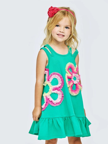 Bold & Playful Ruffle Hem Dress image 0