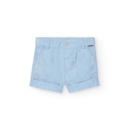 Striped Button Up & Shorts image 1