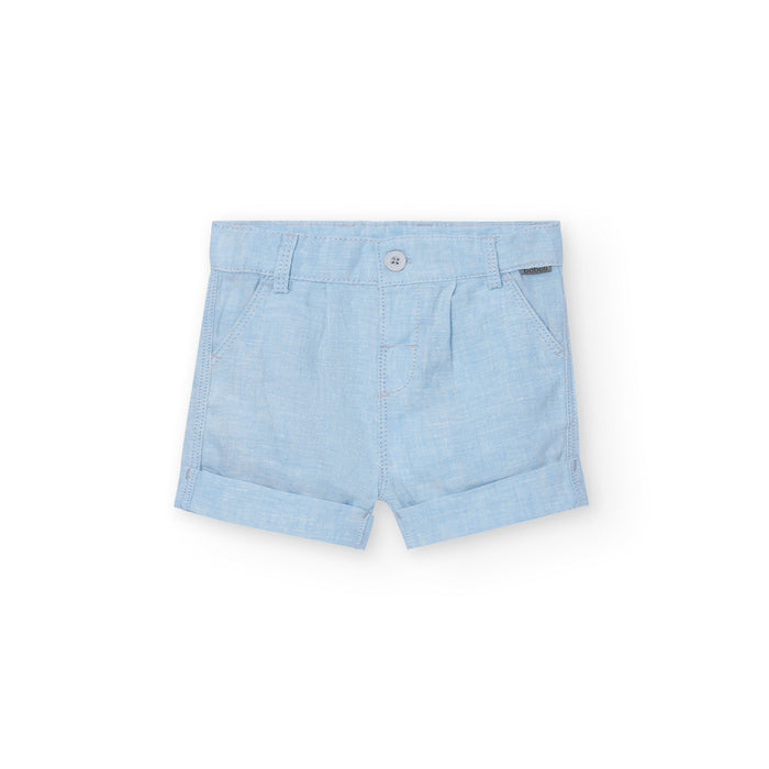 Striped Button Up & Shorts image 1