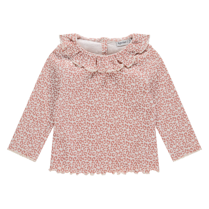 Rose Leopard Ruffle Set