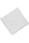 White Blanket with Fringe image 1