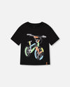 Bike Tee w/ Orange Shorts image 1