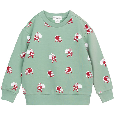 Green Santa Sweatshirt image 0