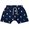 Nautical Polo Bodysuit & Printed Shorts Set image 1