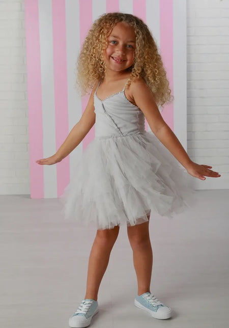 Lya Silver Shimmer Dress image 1