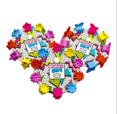 Retro Girl Mini Hair Clips image 0